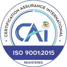 ISO 9001:2015 Quality Management certification badge