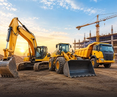 Construction bulldozer equipment
