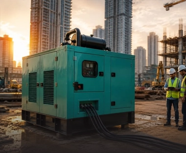 Industrial power generator unit